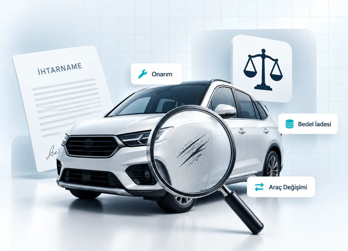 Ayıplı Araç İnceleme Görseli - Profesyonel araç inceleme süreci